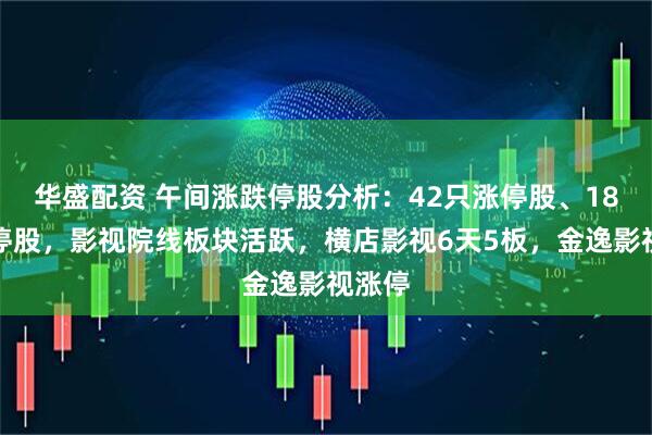 华盛配资 午间涨跌停股分析：42只涨停股、18只跌停股，影视院线板块活跃，横店影视6天5板，金逸影视涨停