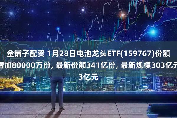 金铺子配资 1月28日电池龙头ETF(159767)份额增加80000万份, 最新份额341亿份, 最新规模303亿元